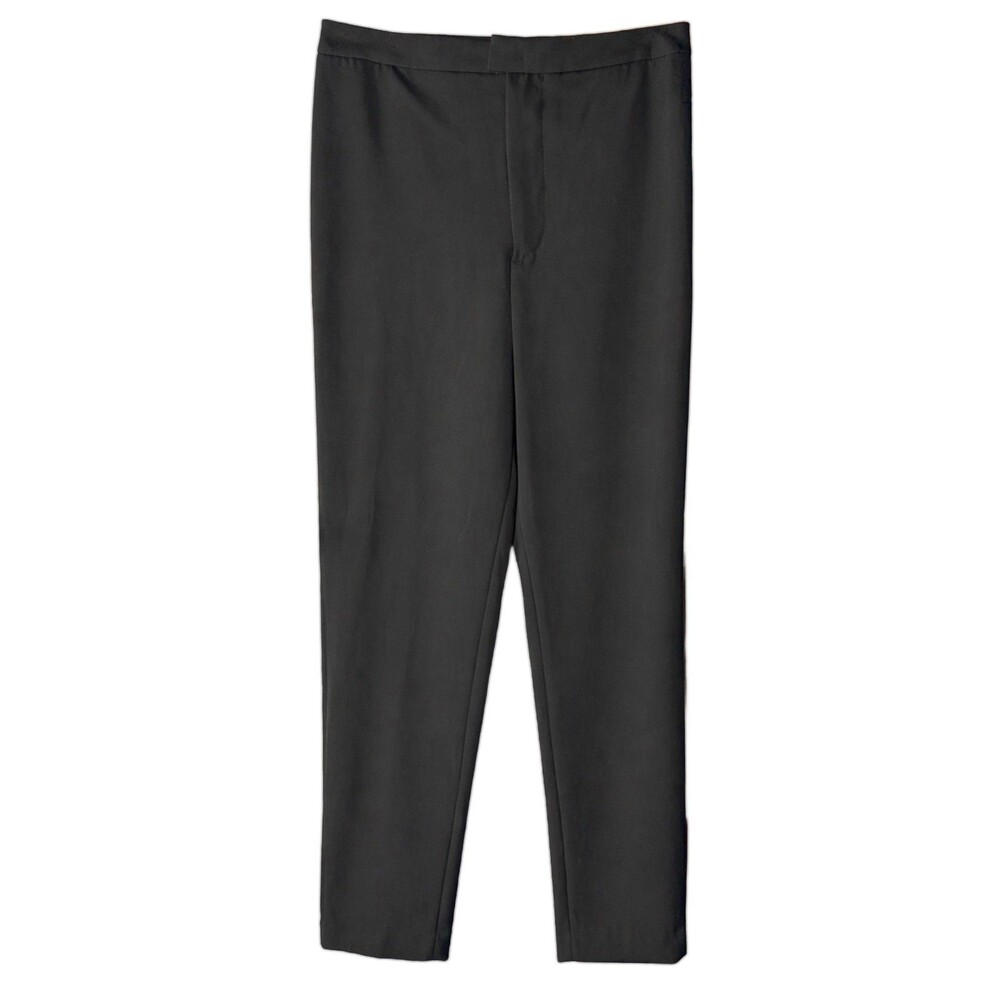 Reformation Black Tailored Trousers Sz 6 High Rise Straight Leg Workwear